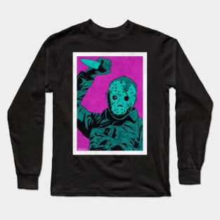 JASON VOORHEES - Friday the 13th (Pop Art) Long Sleeve T-Shirt